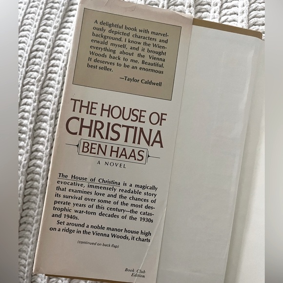 🏰The House of Christina by author Ben Haas True Crime Fiction Novel Hardback🏰 - Picture 3 of 12